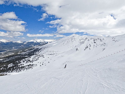 High Alpine Terrain on Peak 6 spring conditions