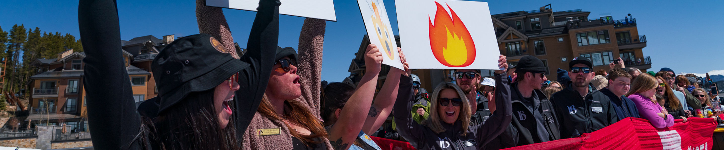 Breckenridge Splash into Spring Pond Skim Emoji Judges