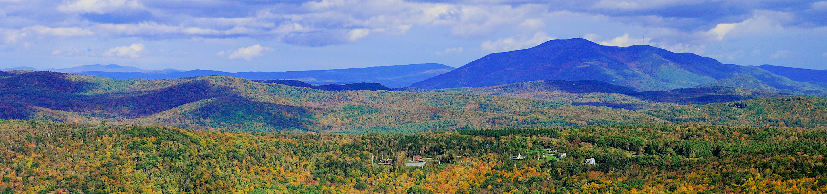 Okemo Summer Scenic View of Mountains