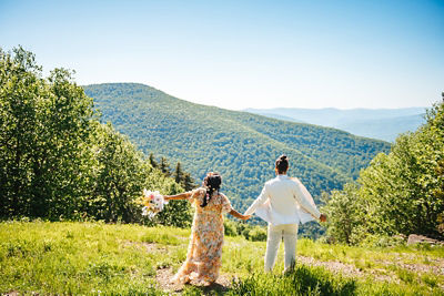 Summer Wedding Couples Portraits at Hunter Mountain