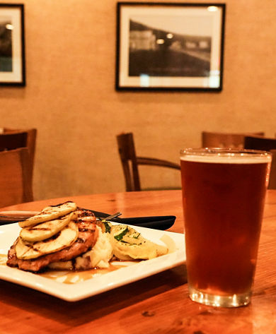 Apple Bourbon Pork Chop