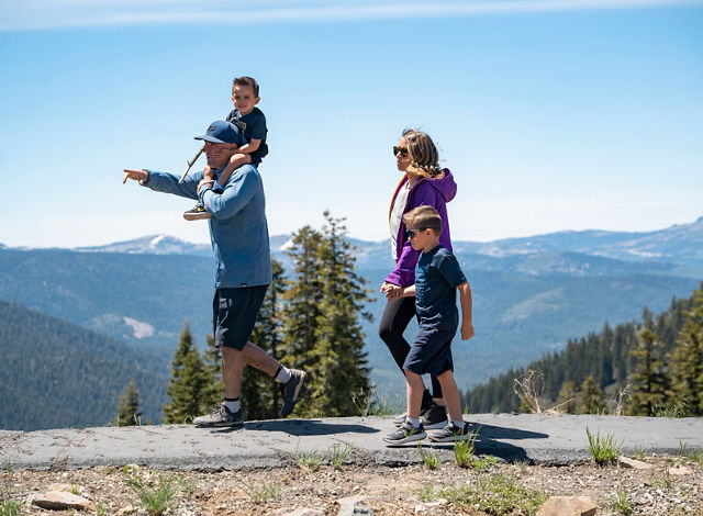 Family hikes at Northstar