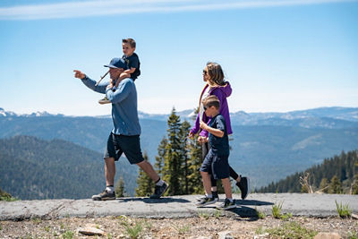 Family hikes at Northstar