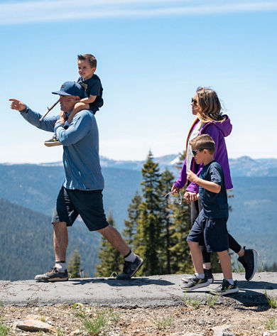 Family hikes at Northstar