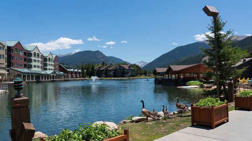 Summer Scenic Shot of Keystone Lakeside Village
