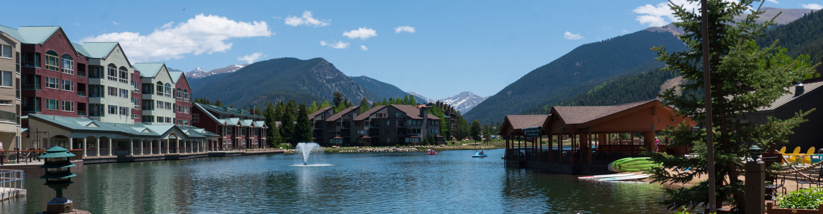 Summer Scenic Shot of Keystone Lakeside Village