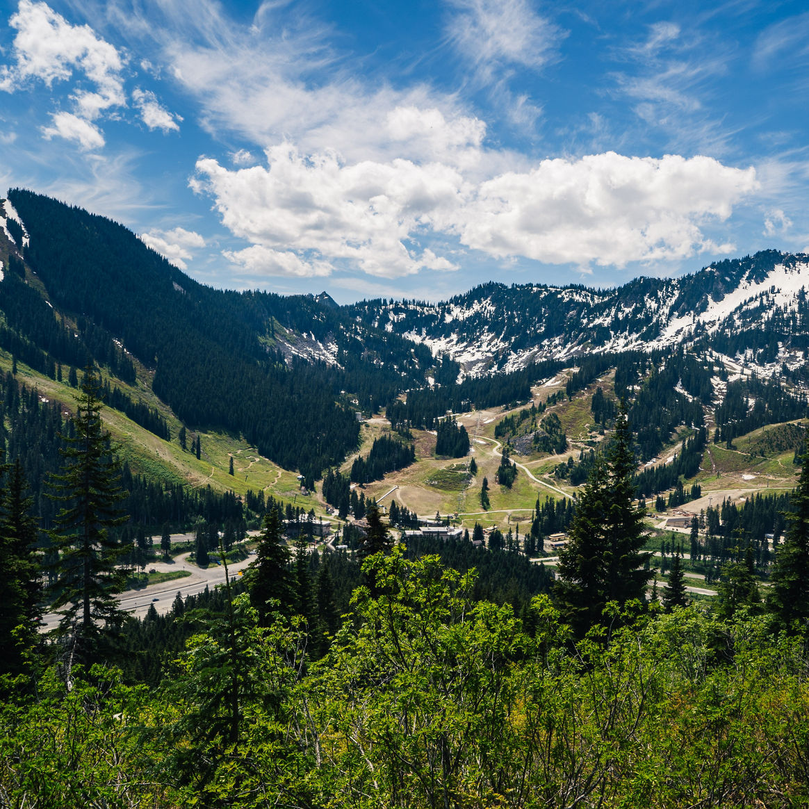 Scenic views at Stevens Pass
