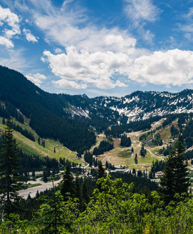 Scenic views at Stevens Pass