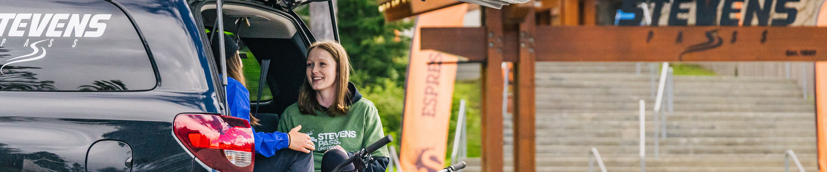 Getting Ready for Bike Park with Toyota at Stevens Pass