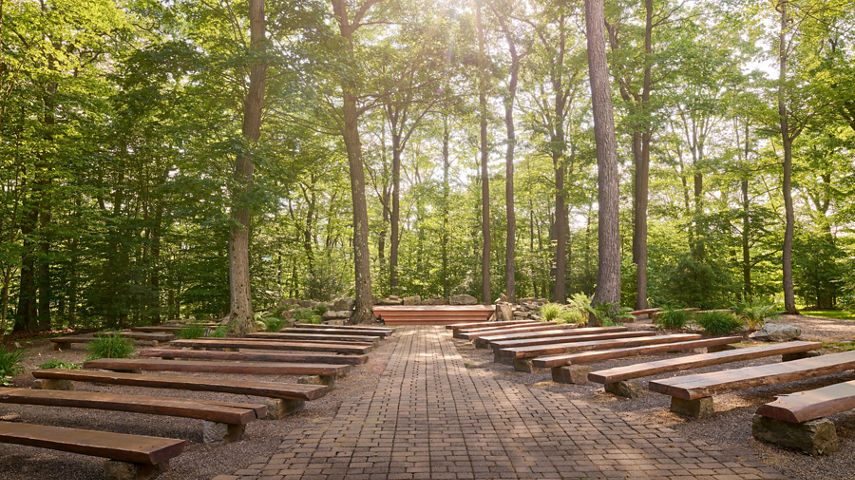 Ceremony Space at Meadowoods at Seven Springs Mountain Resort