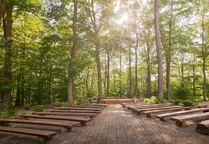 Ceremony Space at Meadowoods at Seven Springs Mountain Resort