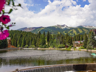 Peak 9 Base at Breckenridge During Summer