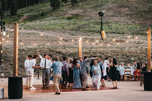 Summer Wedding Reception at Heavenly's The Meadow