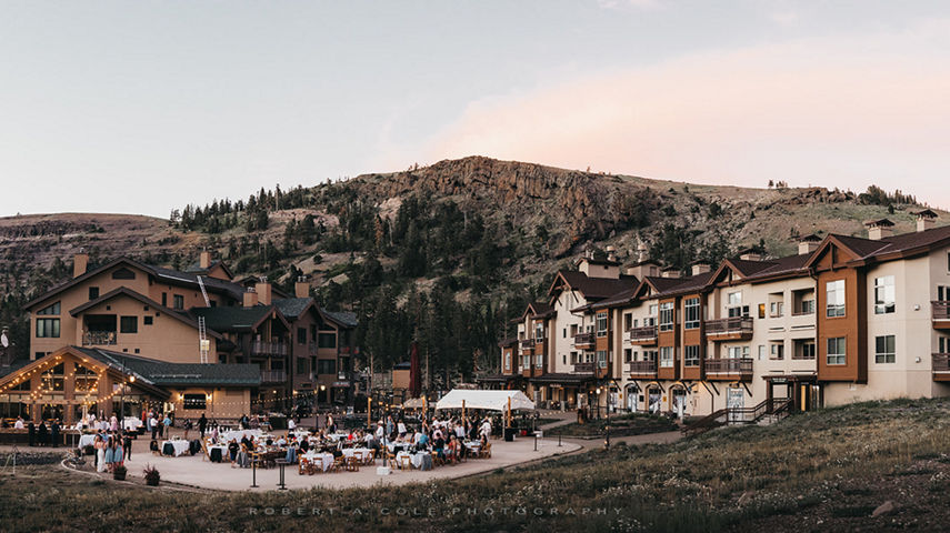 Summer Wedding Reception at Heavenly's The Meadow