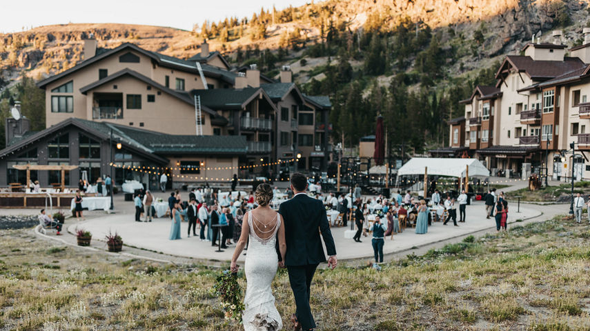 Summer Wedding Reception at Heavenly's The Meadow