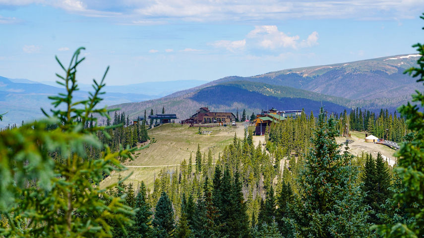 Summer Scenic Shot of Keystone Landscape
