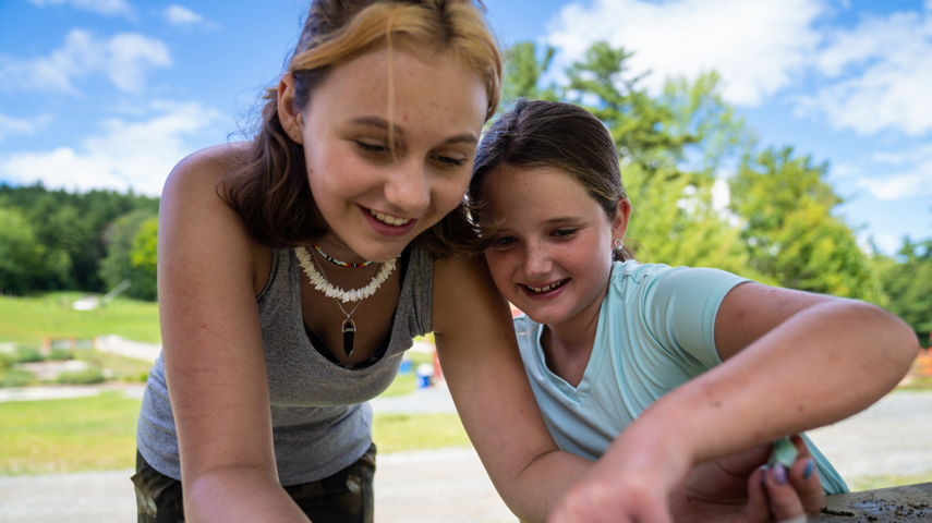 Children Gem Mining at Mount Sunapee