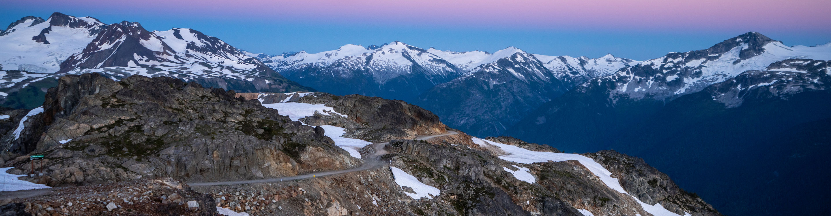 Summer Scenic Image from Cloudraker Skybridge and Raven's Eye at Whistler Blackcomb