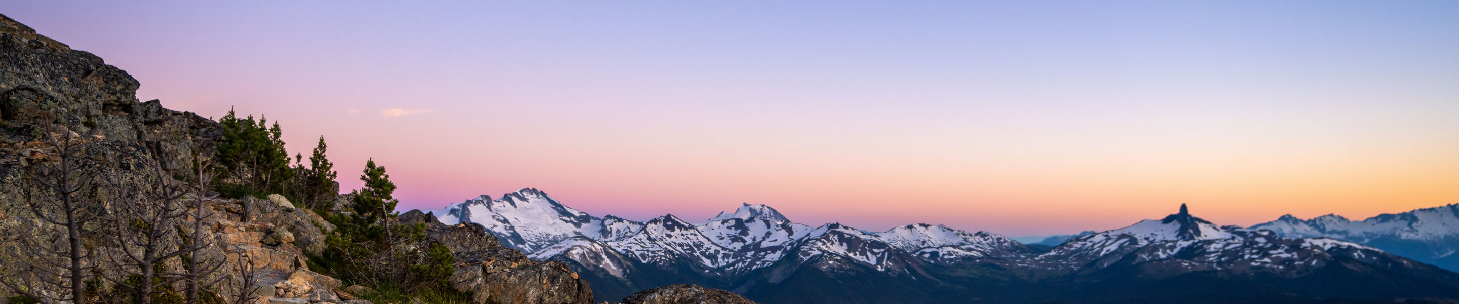 Summer Scenic Image from Cloudraker Skybridge and Raven's Eye at Whistler Blackcomb