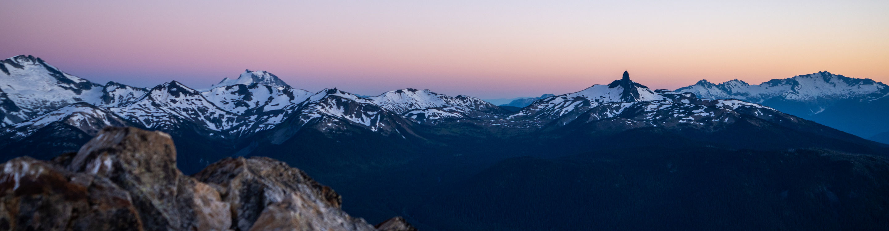 Summer Scenic Image from Cloudraker Skybridge and Raven's Eye at Whistler Blackcomb