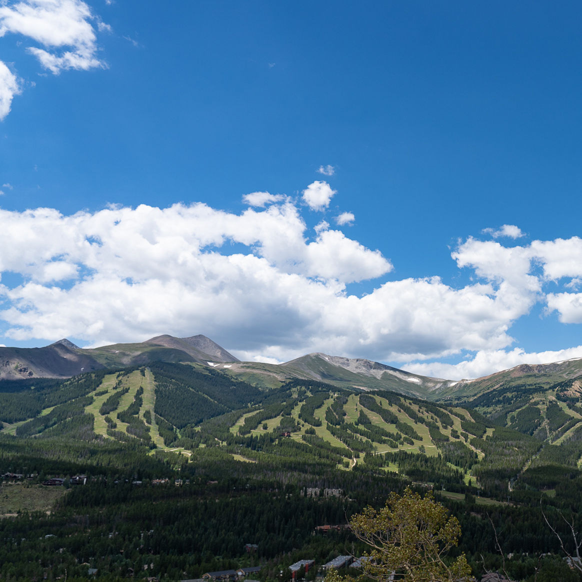 Five Peaks at Breckenridge During Summer