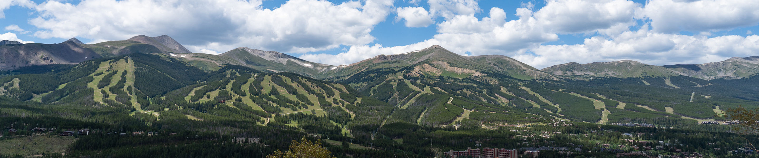 Five Peaks at Breckenridge During Summer