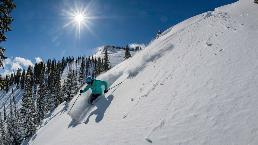Skiing in Crested Butte, CO.