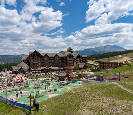 View of Epic Discovery from Lift at Breckenridge During Summer