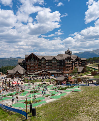 View of Epic Discovery from Lift at Breckenridge During Summer