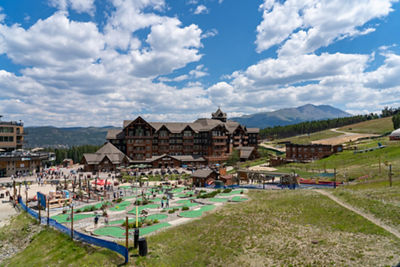 View of Epic Discovery from Lift at Breckenridge During Summer