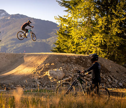 Bike School jumping session