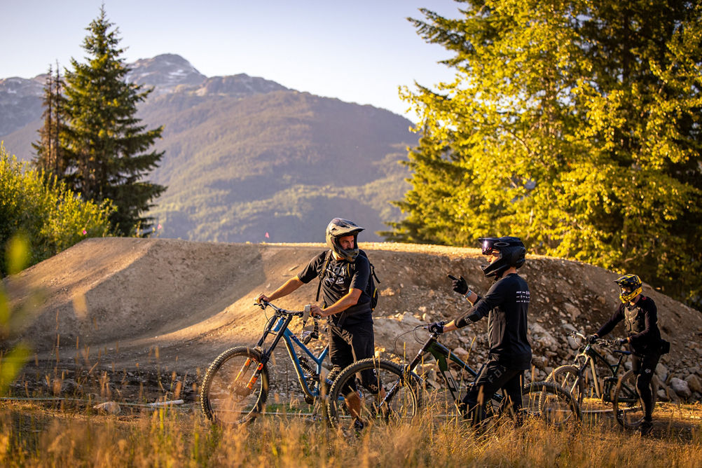 Bike School lesson in the Bike Park