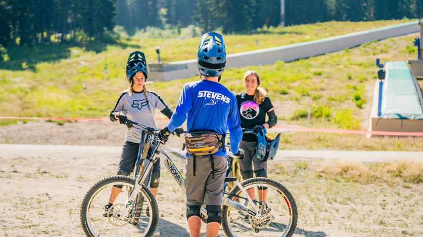 Bike Lesson at Stevens Pass 