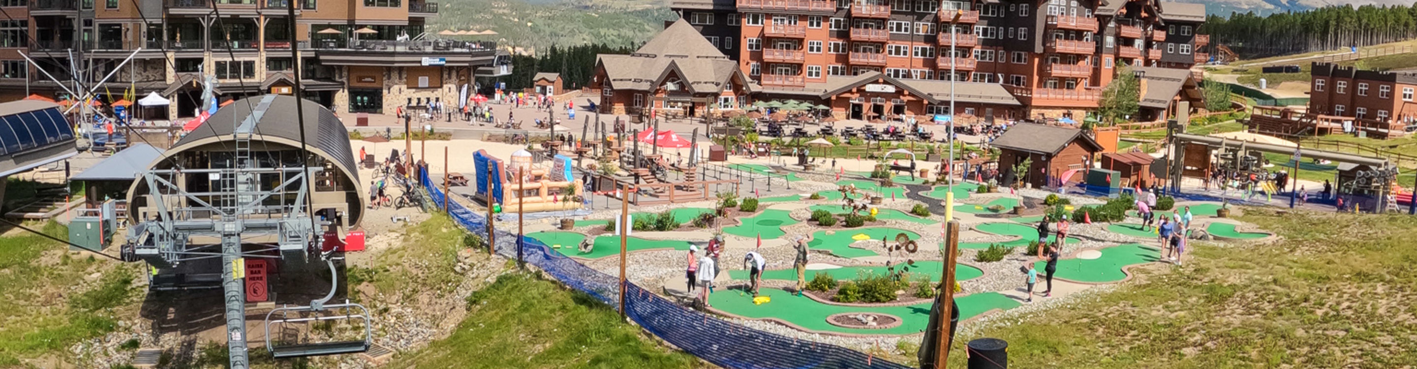 Base Area of Peak 8 at Breckenridge During Summer