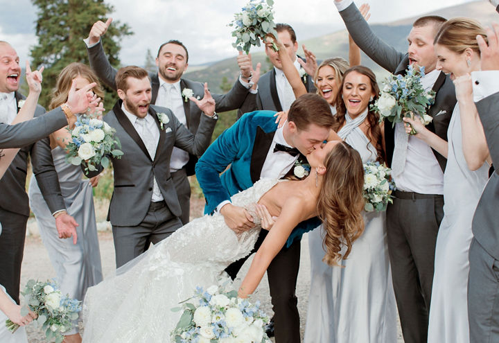 Summer Wedding Imagery at Ten Mile Station at Breckenridge