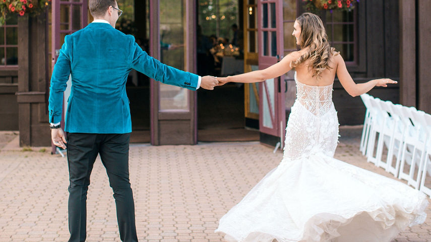 Summer Wedding Imagery at Ten Mile Station at Breckenridge