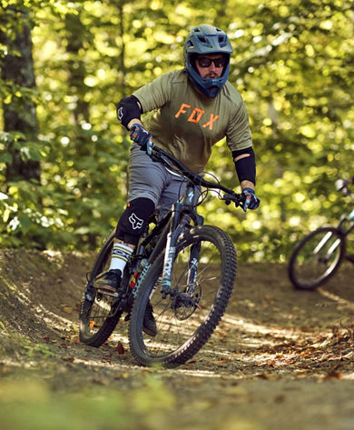 Toyota Summer Couple Biking Image at Mount Snow