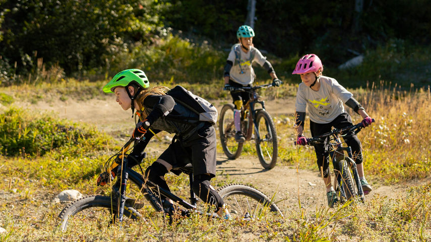 Kids Enjoying the Bike Park at Whistler Blackcomb