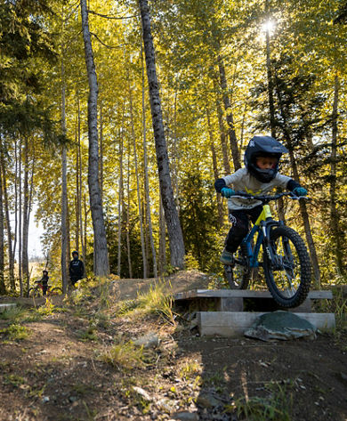Kids Enjoying the Bike Park at Whistler Blackcomb