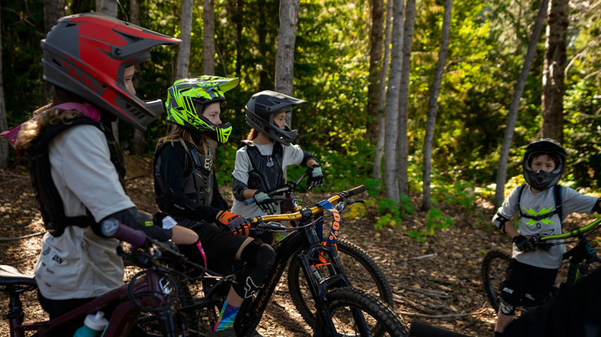 Kids Enjoying the Bike Park at Whistler Blackcomb