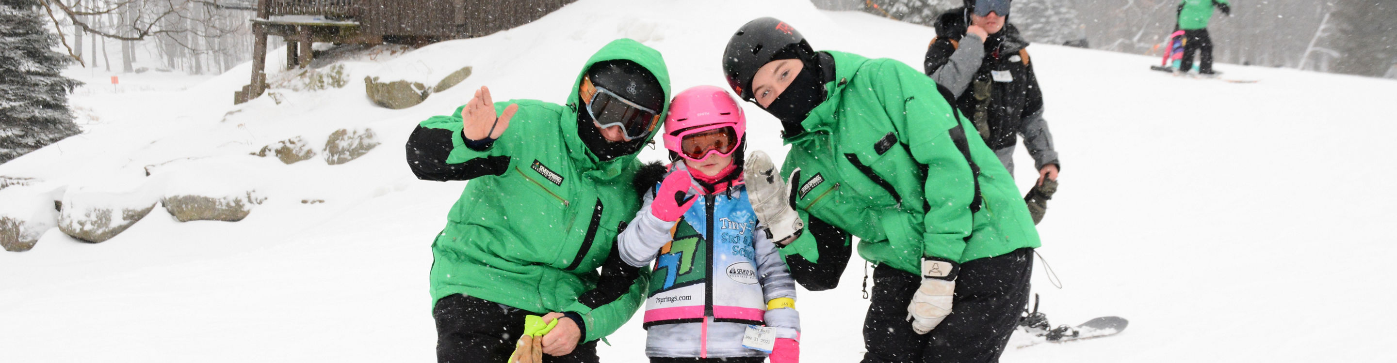 Private youth ski lesson
