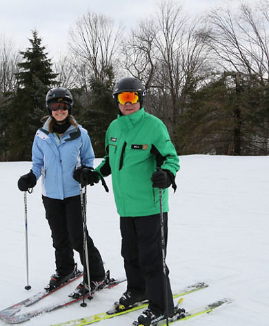 Adult private ski lesson