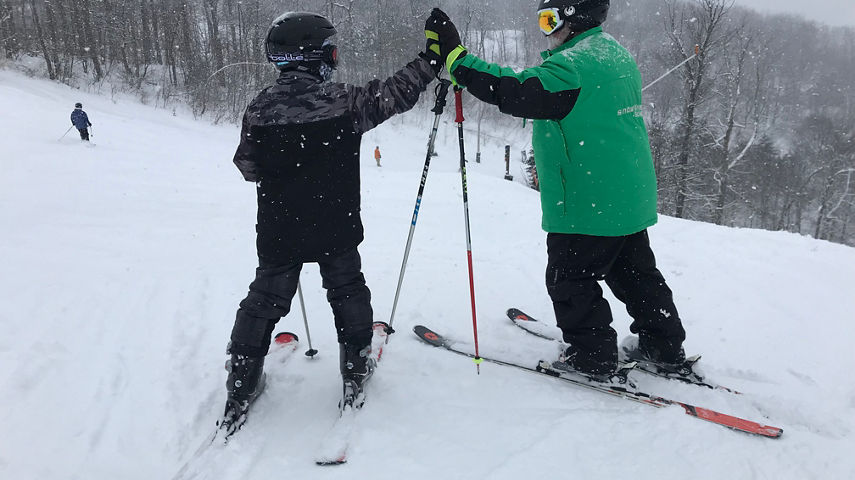 Private ski lesson