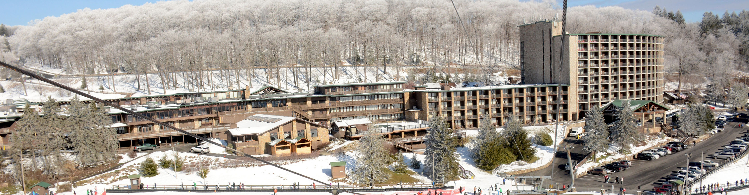 Overall Resort shot with chairlift