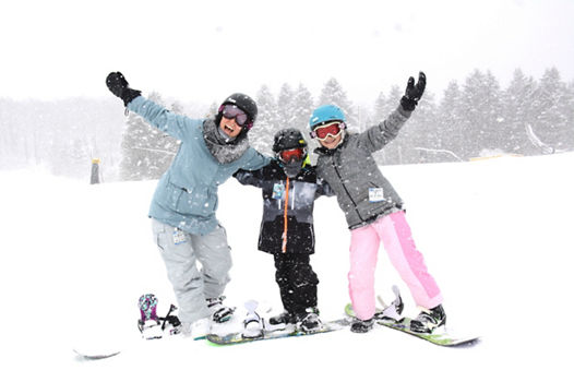 Happy Family on the slopes