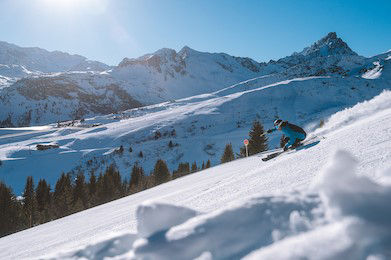 Les 3 Vallees Ski Resort Skiing and Riding Imagery