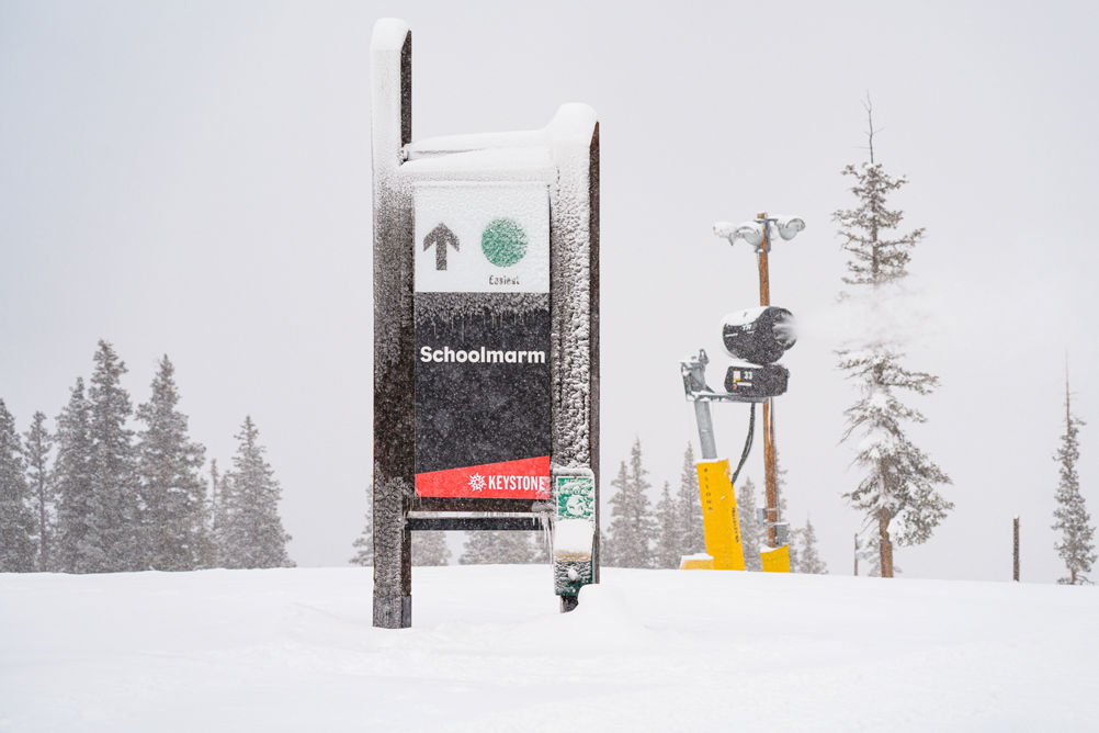 Snowy Day at Keystone