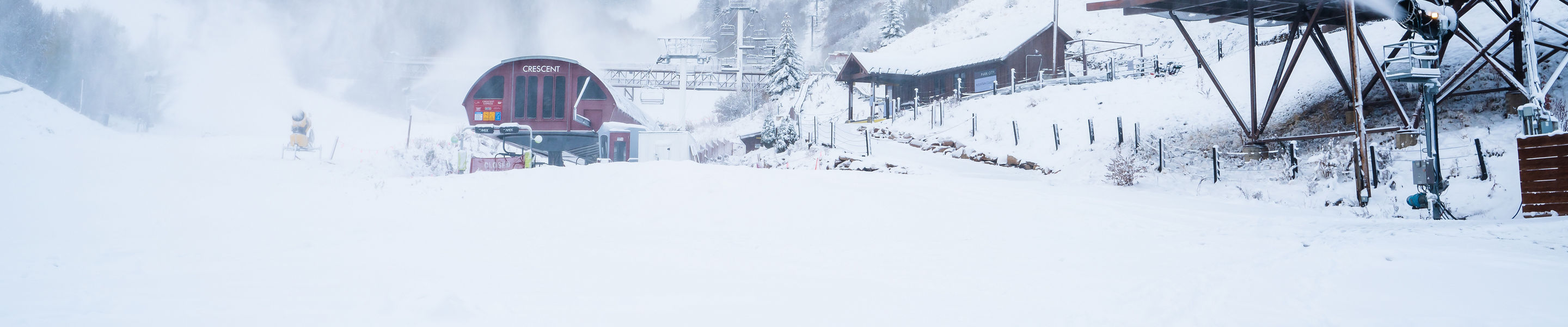 Snowmaking by Crescent - Park City November 2022 Blog
