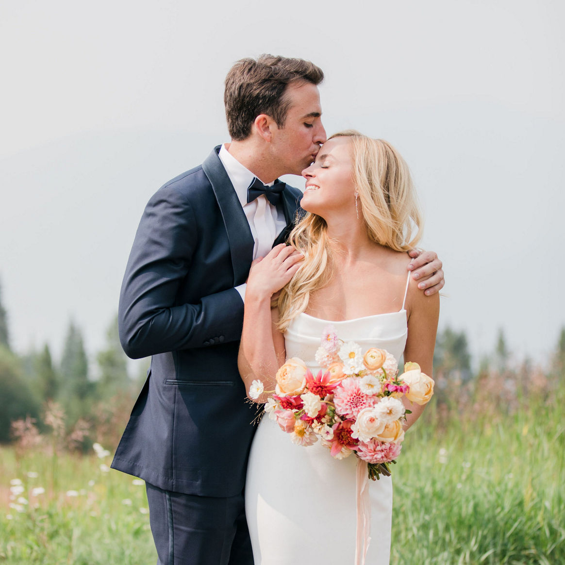 Summer Wedding Imagery at Holy Cross Event Deck at Vail