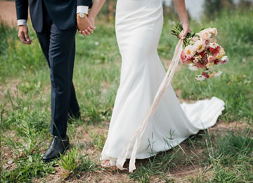 Summer Wedding Imagery at Holy Cross Event Deck at Vail